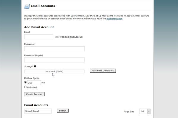 email account boxes