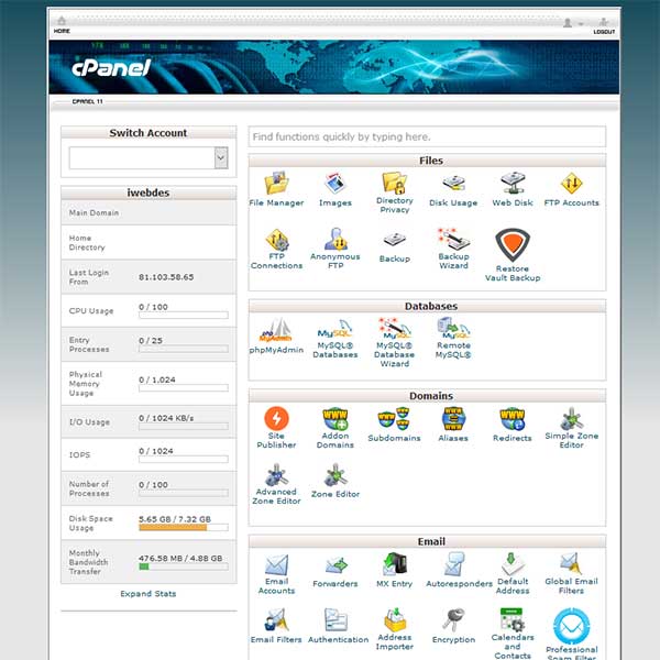 cpanel download
