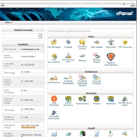 cPanel screenshot