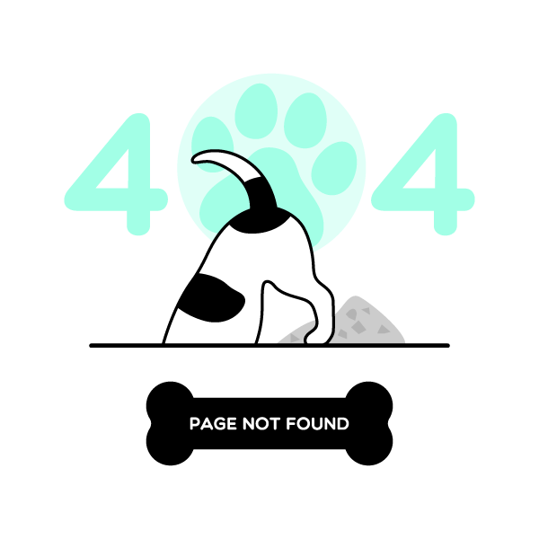 dog-looking-for-bone A dog looking for a bone 404 image